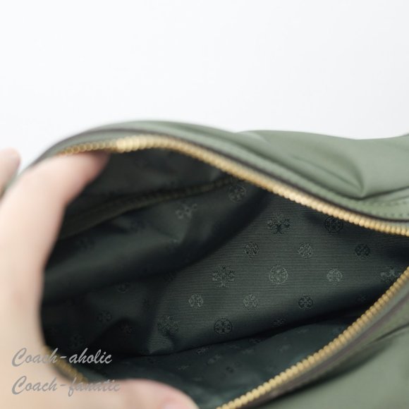 NWT Tory Burch 82508 Nylon Belt Bag Fanny Pack Crossbody in Palm Leaf - Picture 9 of 10